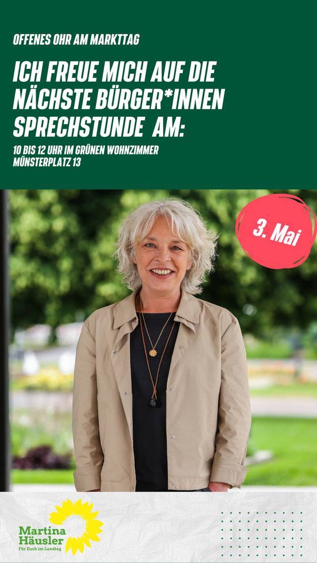Bürger*innen-Sprechstunde: Offenes Ohr am Markttag